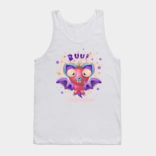 Cartoon Candy Bat. Tank Top